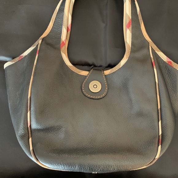 Vintage Burberry leather bag - Picture 3 of 13